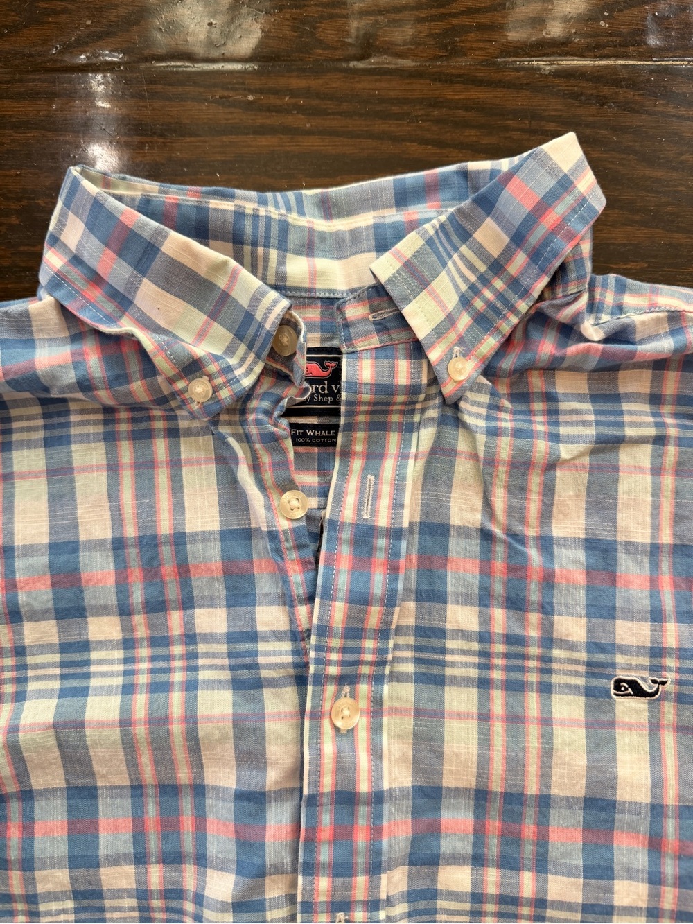 Vineyard Vines Men’s Plaid Button Down Shirt - Picture 3 of 6
